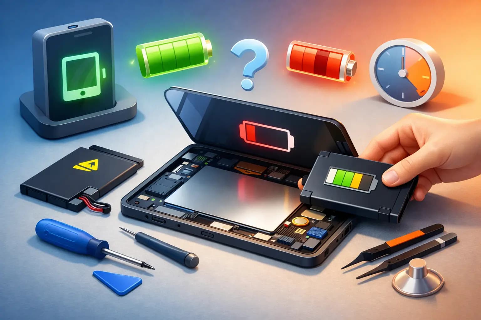 Cuándo hacer un cambio de batería para tablet