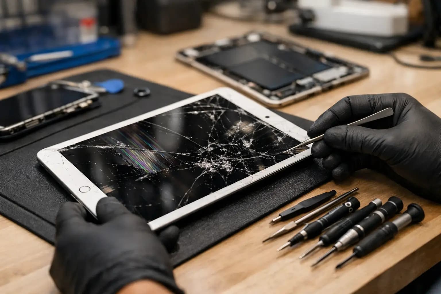 Reparación de Pantalla de iPad con diagnóstico