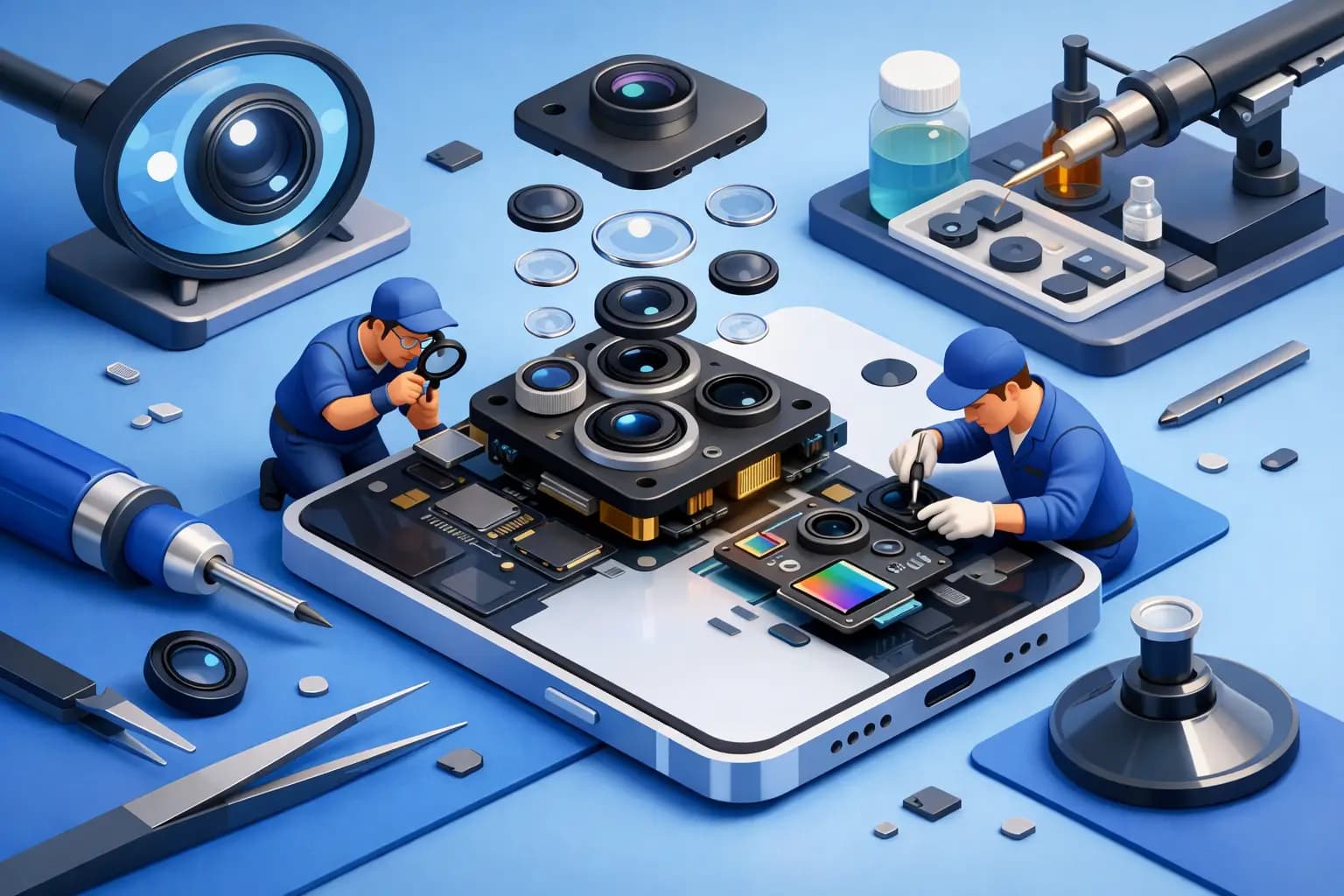 Reparación de cámara de celular: qué revisar