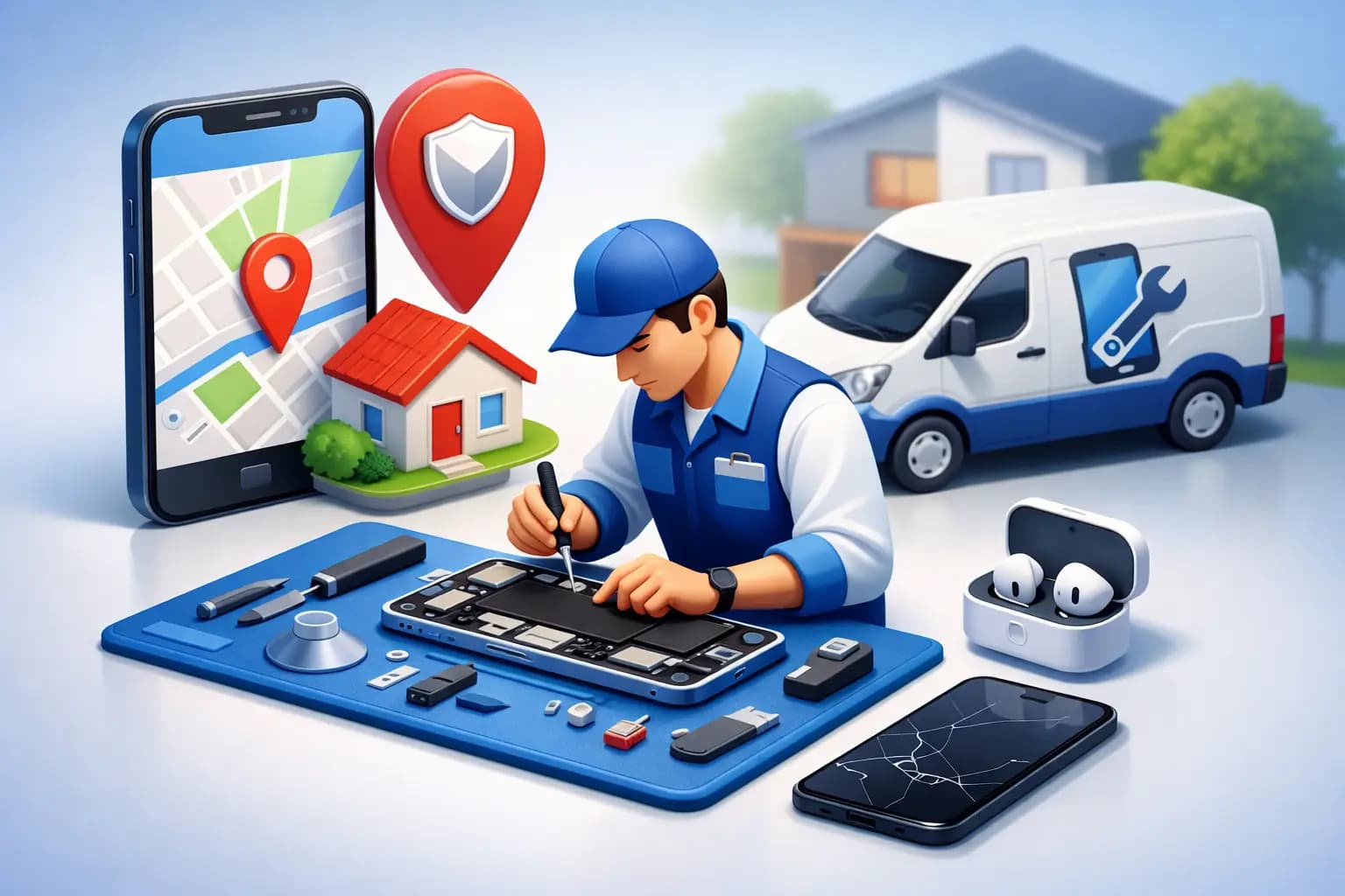 Reparacion de celulares a domicilio segura
