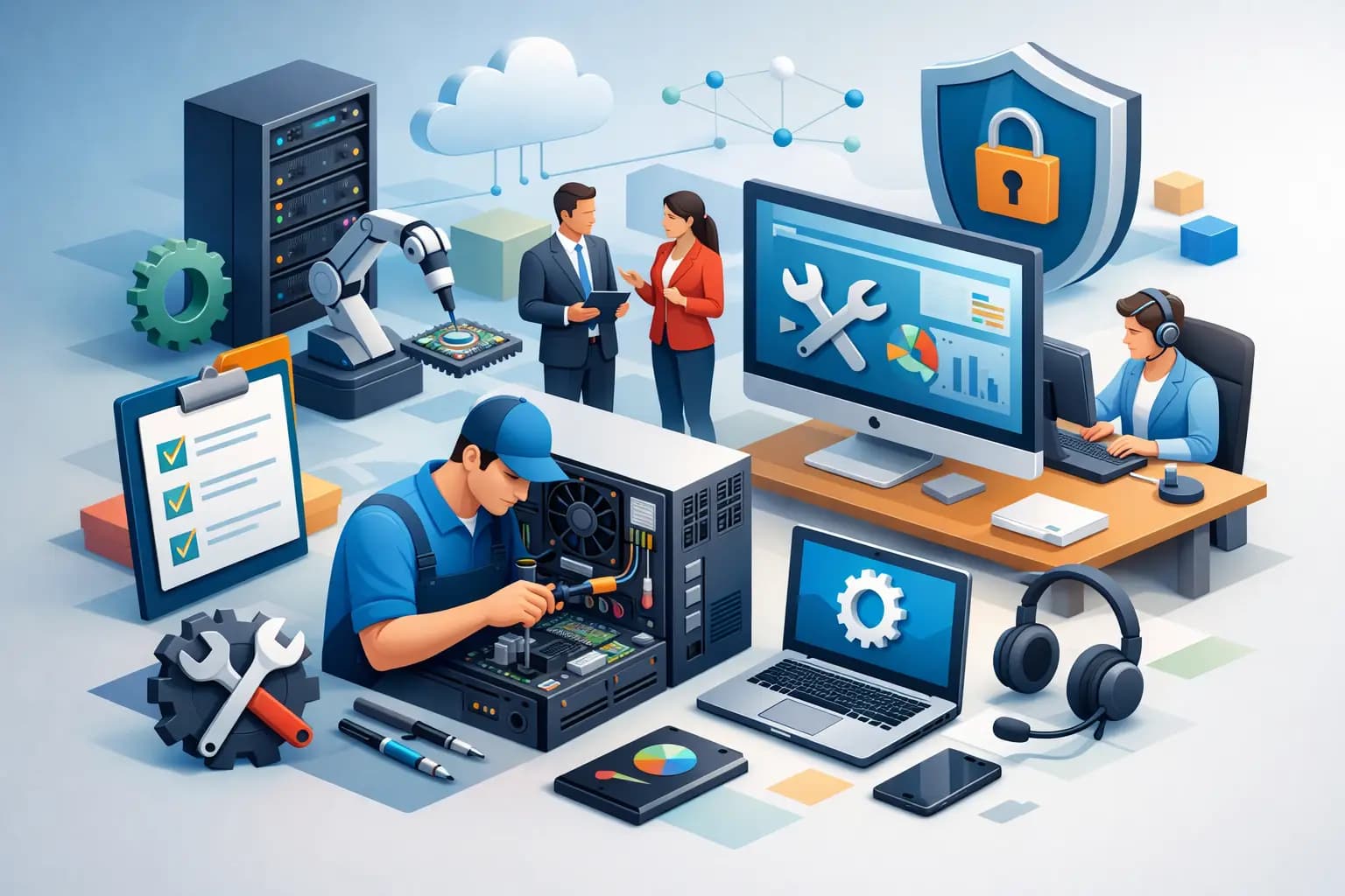 Guía de servicio técnico empresarial eficaz