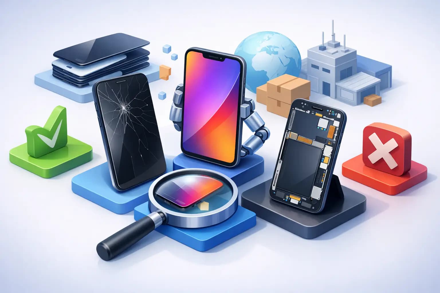 Cómo elegir proveedor de pantallas para celular