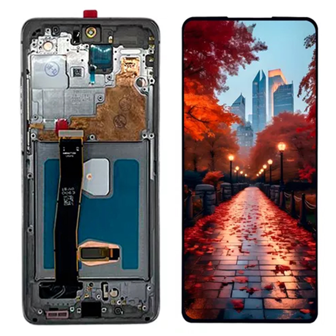 pantalla-completa-samsung-s-samsung-s20-ultra-compatible-con-marco-gris-oled