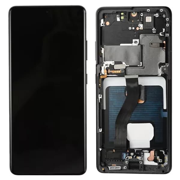 pantalla-completa-samsung-s-s21-ultra-compatible-negro-con-marco-sk-oled