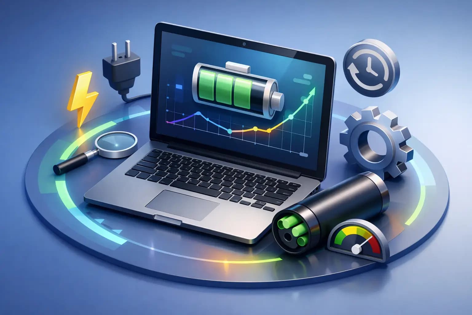 Cómo calibrar batería de laptop correctamente