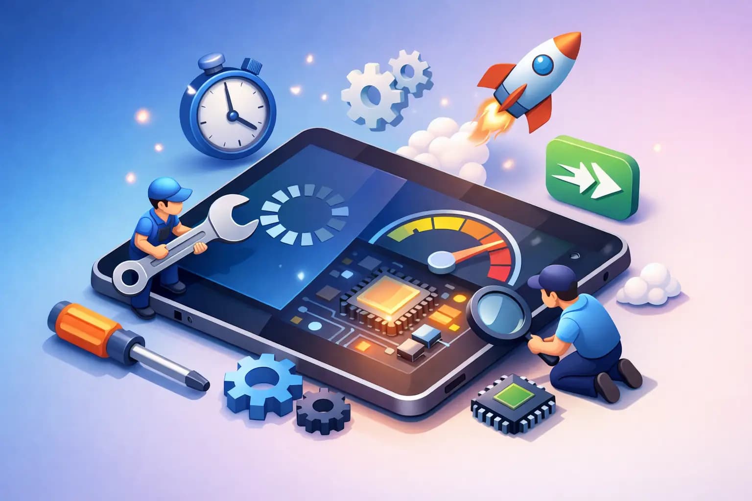 Cómo reparar tablet lenta sin perder tiempo