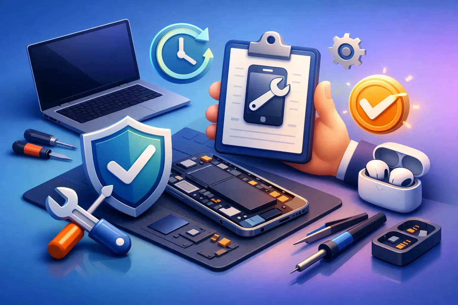 Garantía en reparación de dispositivos electrónicos