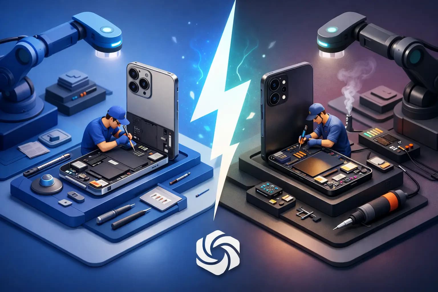 Reparación de iPhone vs Samsung cuál conviene