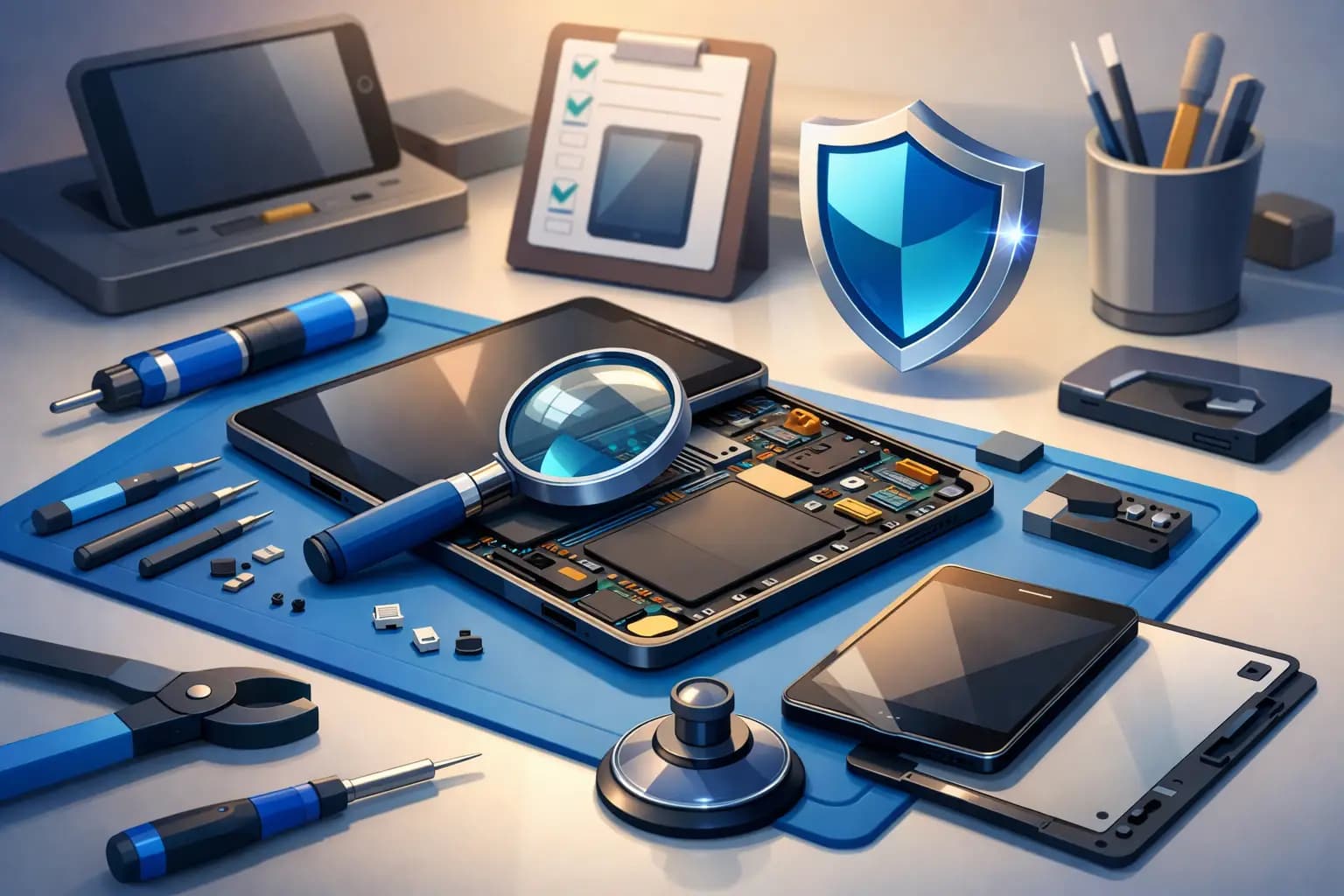 Reparación de tabletas con garantía real