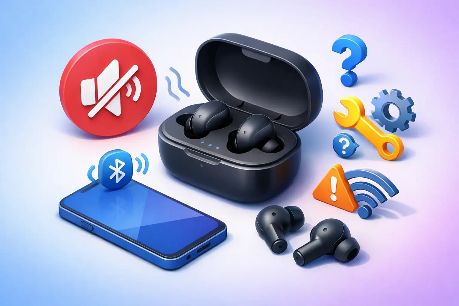 Audífonos bluetooth no se escuchan: solución