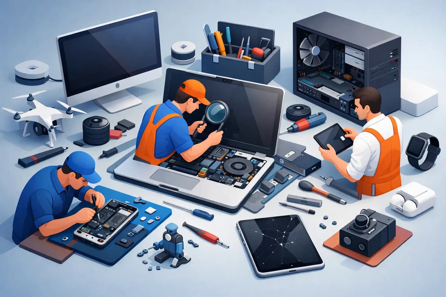 Manual de reparacion corporativa dispositivos