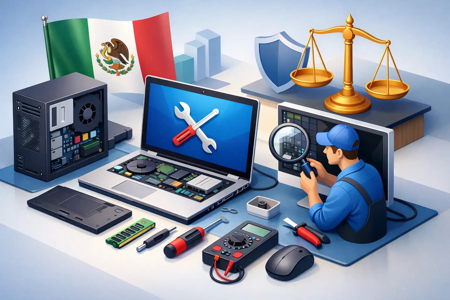 Reparación de computadoras en México: qué exigir