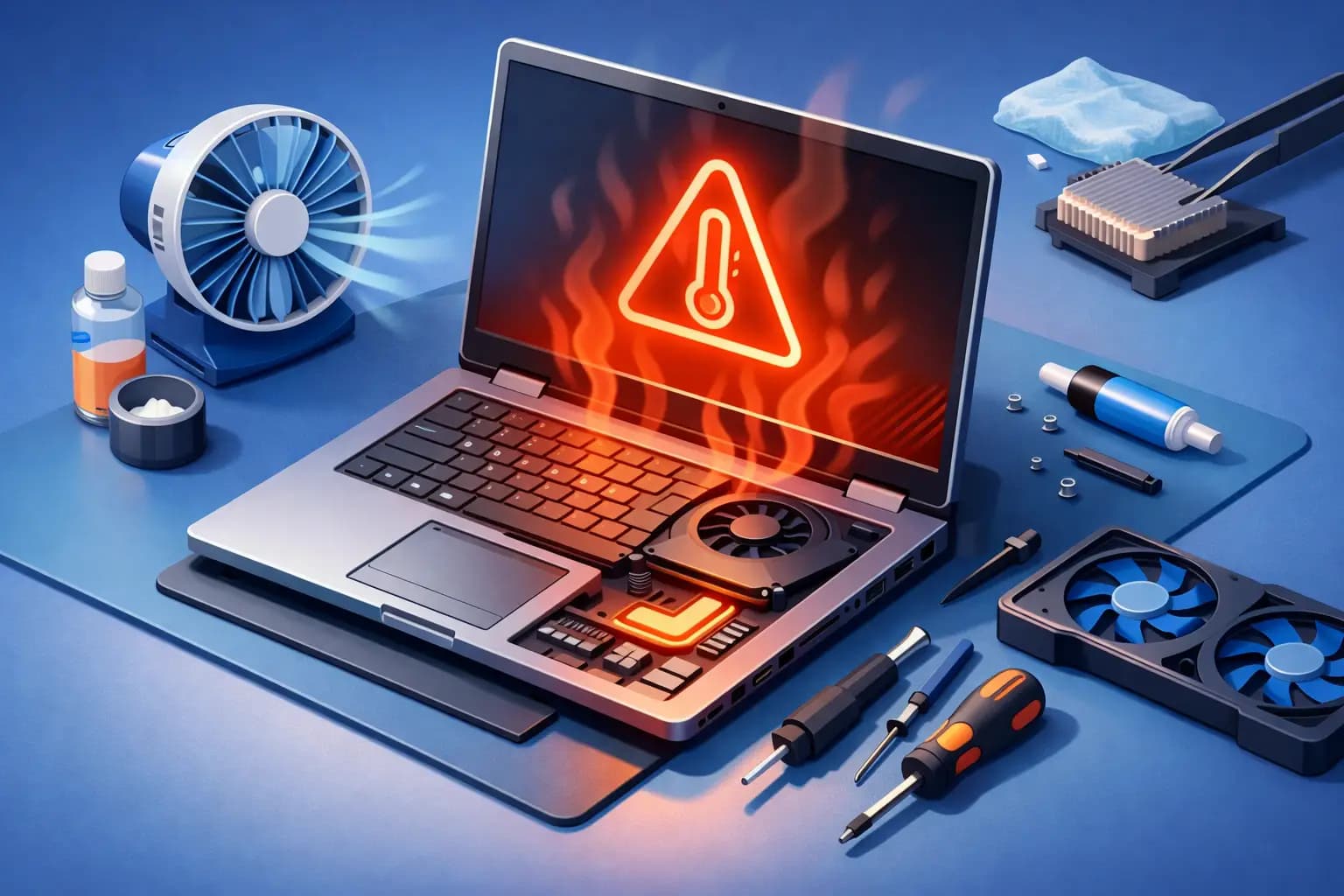 Cómo arreglar laptop sobrecalentada