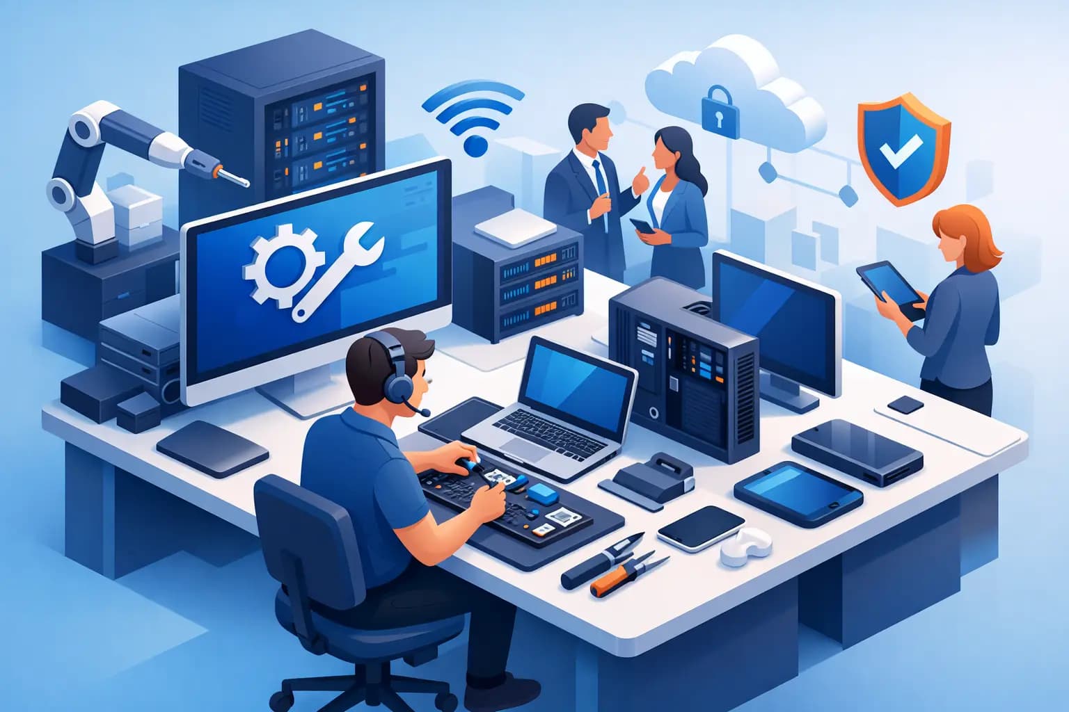 Servicio técnico corporativo de dispositivos